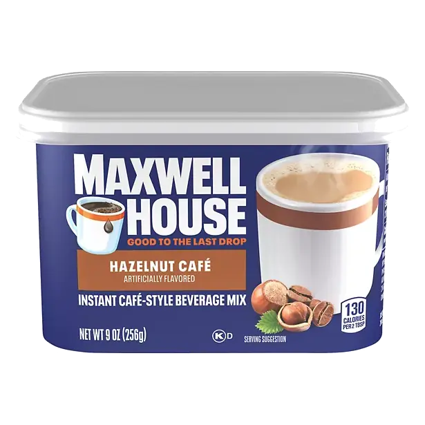 Instant Cafe-Style Hazelnut Cafe Beverage Mix