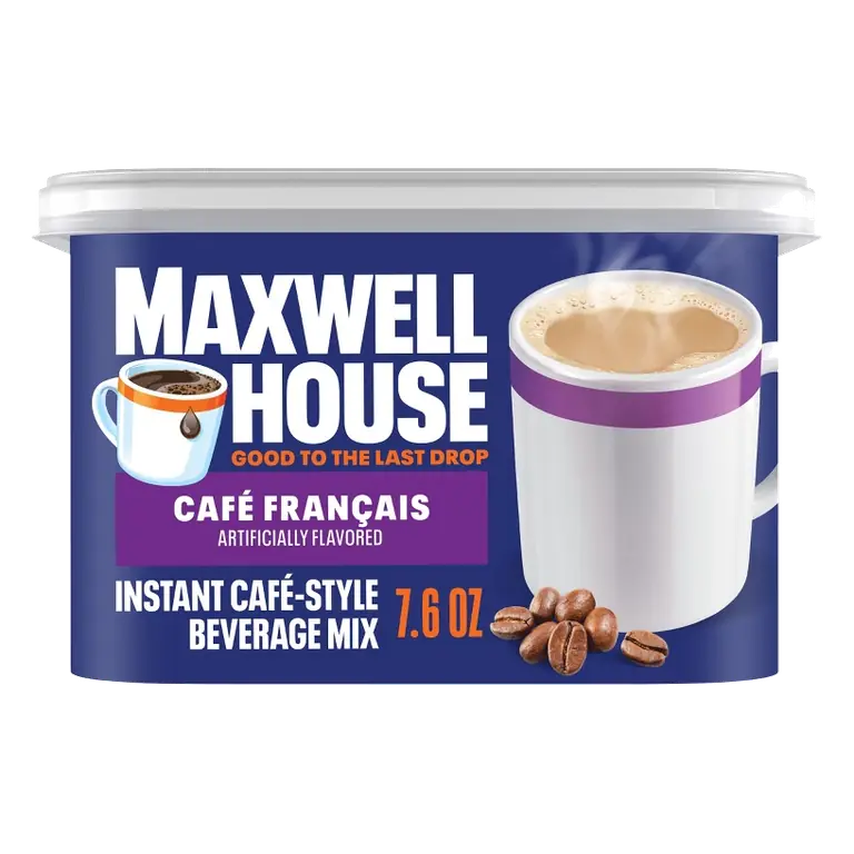 Maxwell House International Café Francais Beverage Mix, 7.6oz: Medium Roast, Unflavored