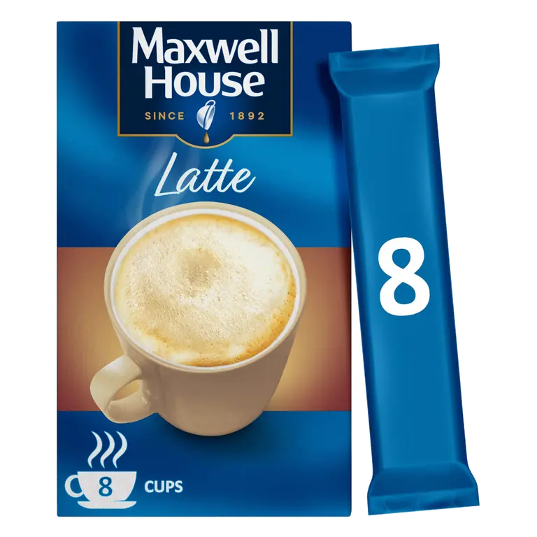 Maxwell House Latte 8 x 12g (96g)