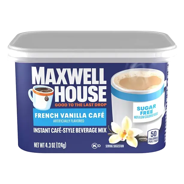 Sugar Free Instant Cafe-Style French Vanilla Cafe Beverage Mix