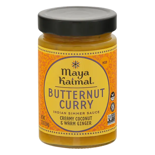 Maya Kaimal Mild Butternut Curry Indian Simmer Sauce 12.5 oz