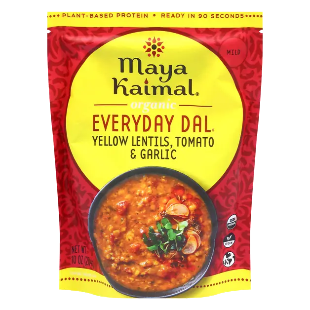 Organic Everyday Dal Mild Yellow Lentils Tomato & Garlic