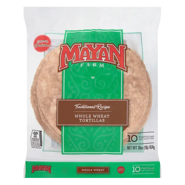 Traditional Recipe Soft Taco Size Whole Wheat Tortillas - 10 ct