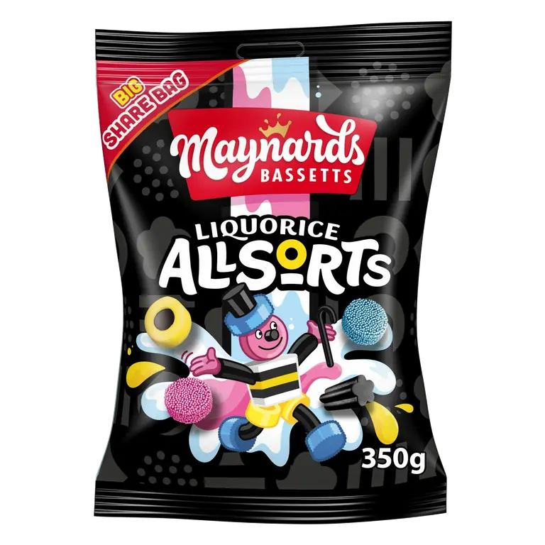 Liquorice Allsorts 350g Sweets Carton