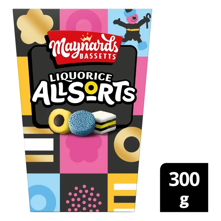 Bassetts Liquorice Allsorts Carton 300g