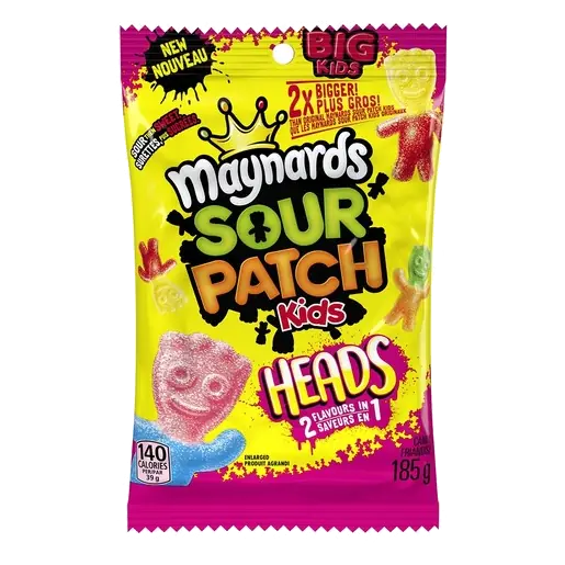 Candy Sour Patch Big Heads 185 g