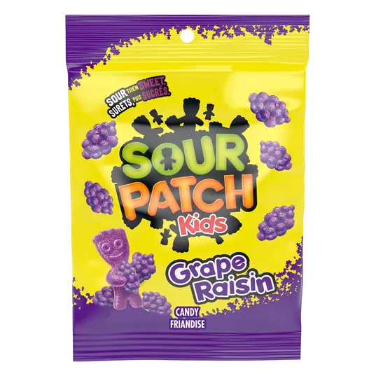 Candy Sour Patch Kids Grape 185 g