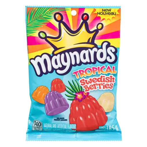 Candy Swedish Berry Tropical 185 g