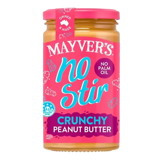 No Stir Crunchy Peanut Butter