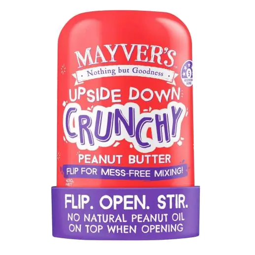 Upside Down Crunchy Peanut Butter