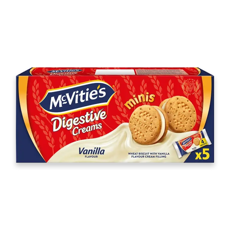 Digestive Creams Mini Vanilla 185g