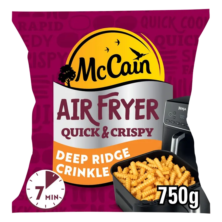 Air Fryer Deep Ridge Crinkle Cut Chips