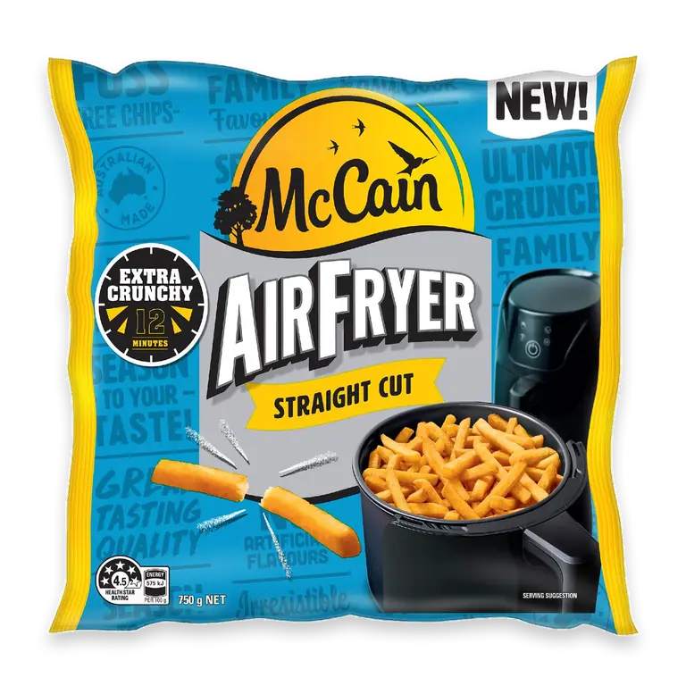 Airfryer Chips Straight Cut