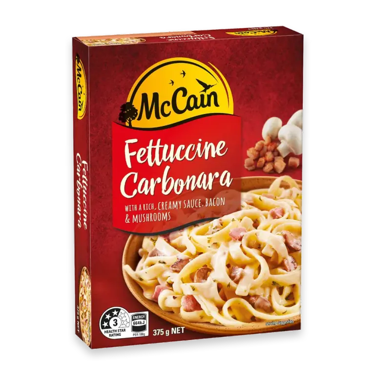 Fettuccine Carbonara Frozen Meal