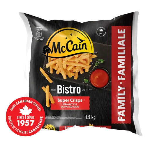 Frozen Bistro Selects Super Crisps Family French Fries Straight Cut 1.9 kg