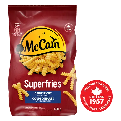 Frozen Superfries Crinkle Cut 650 g