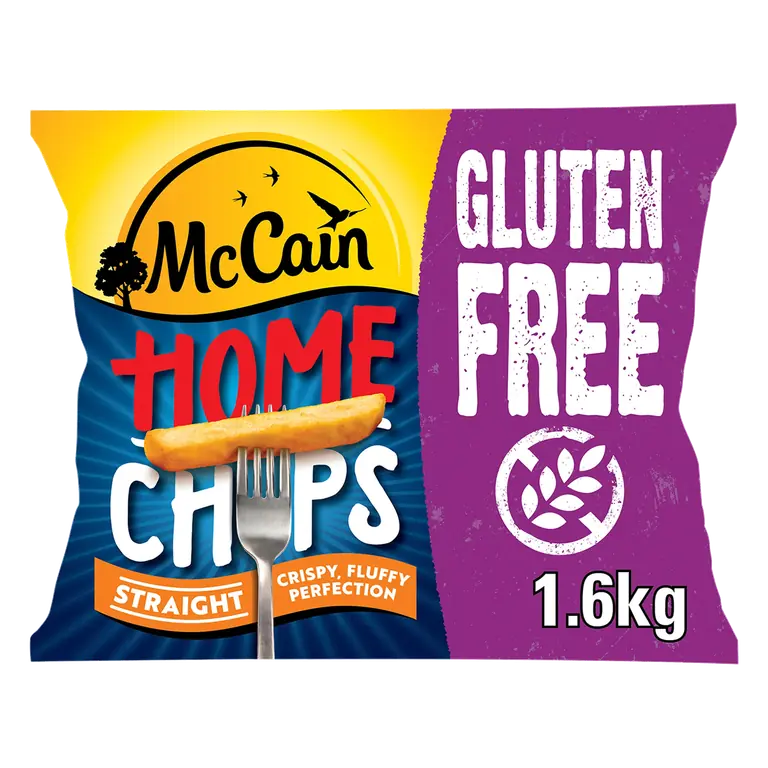 McCain Home Chips Gluten Free Straight Cut 1.6kg
