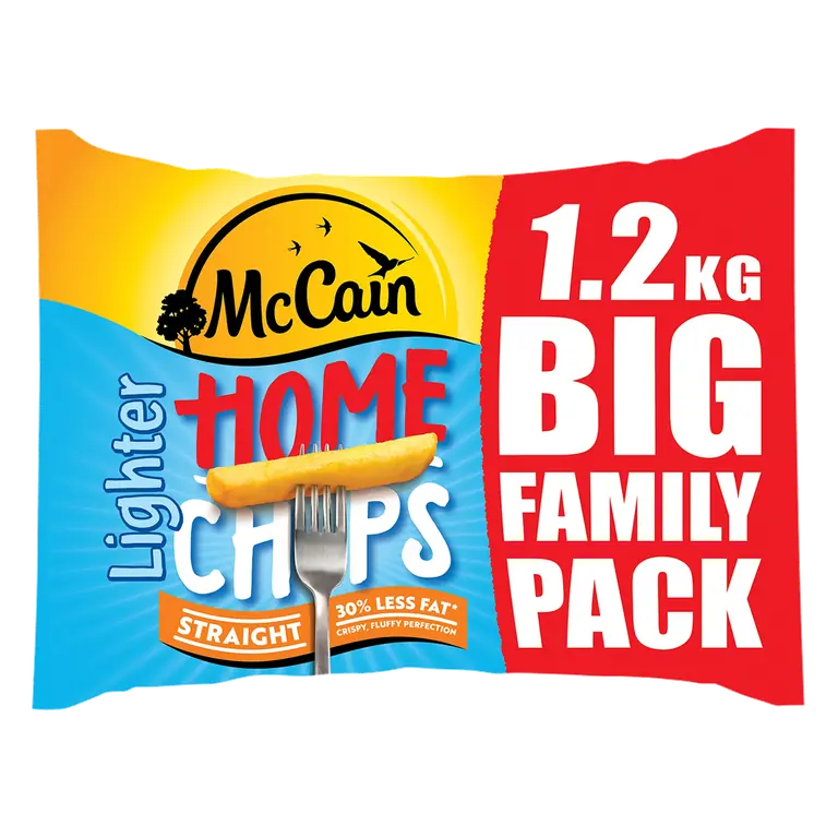 McCain Home Chips Lighter Straight Cut 1.2kg