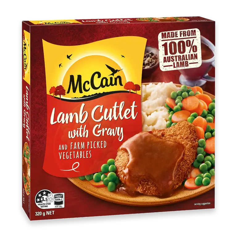 Lamb Cutlet & Gravy Frozen NULL