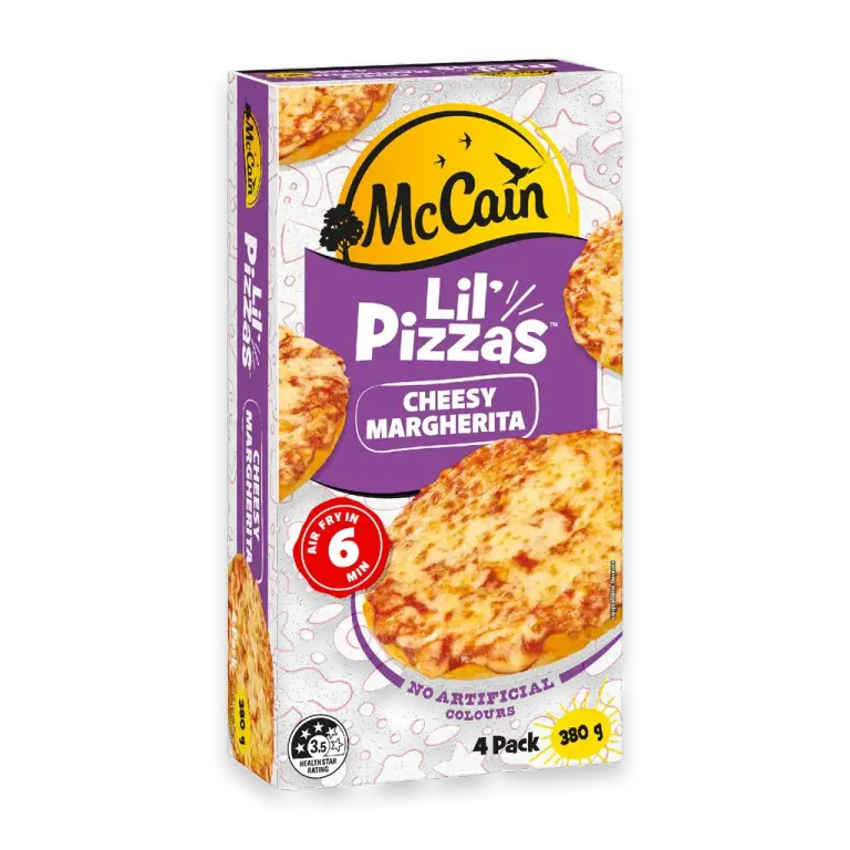 Lil Pizzas Snacks Cheesy Margherita
