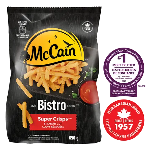 Frozen Bistro Selects Super Crisps Fries Straight Cut 650 g