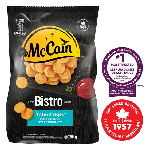 Frozen Bistro Selects Tater Crisps Extra Crunchy 750 g