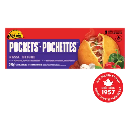 Frozen Pizza Pockets Deluxe 3 x 100 g