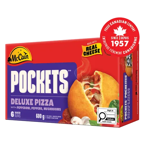 Frozen Pizza Pockets Deluxe 6 x 100 g
