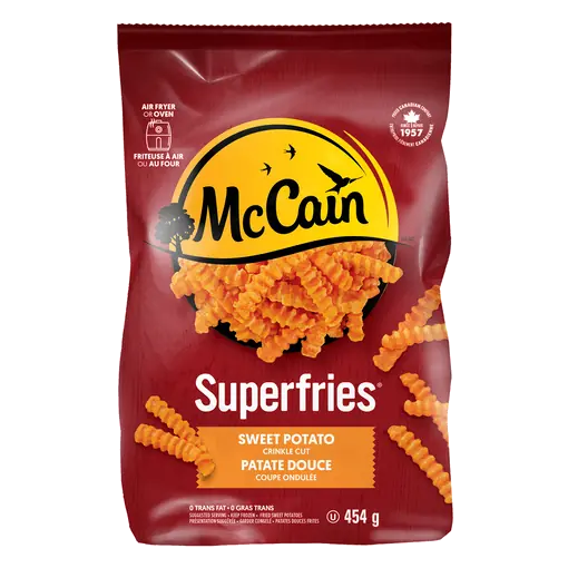 Frozen Superfries Sweet Potato Fries Crinkle Cut 454 g