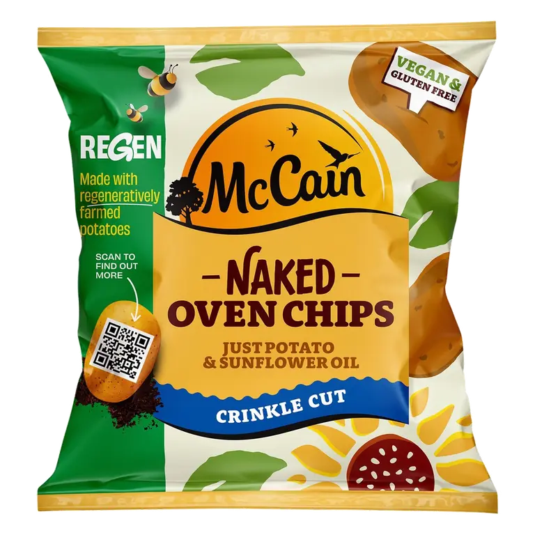 Naked Oven Chips Crinkle Cut