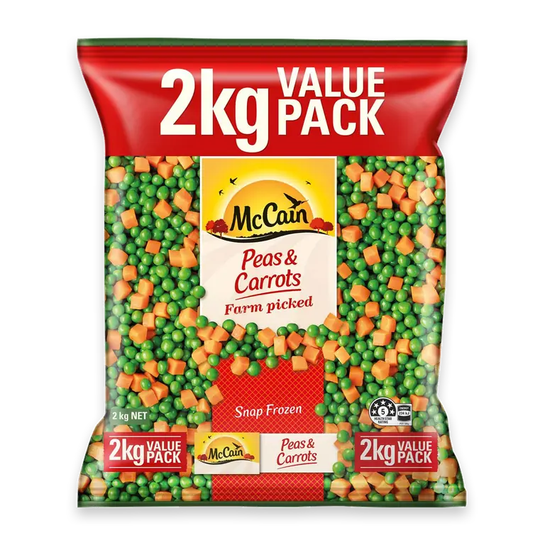Peas & Carrots Snap Frozen