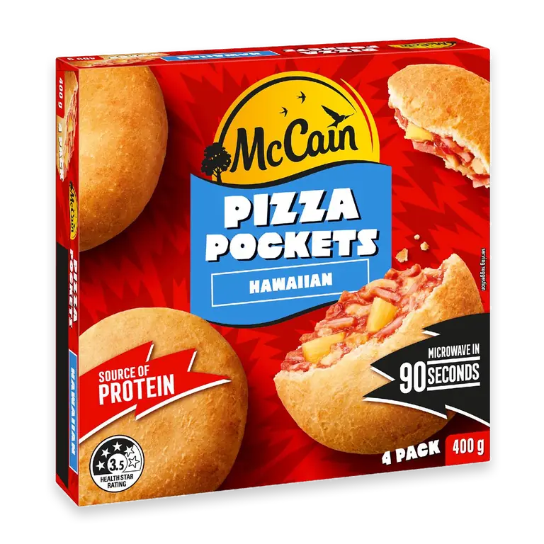 Pizza Pocket Snacks Hawaiian