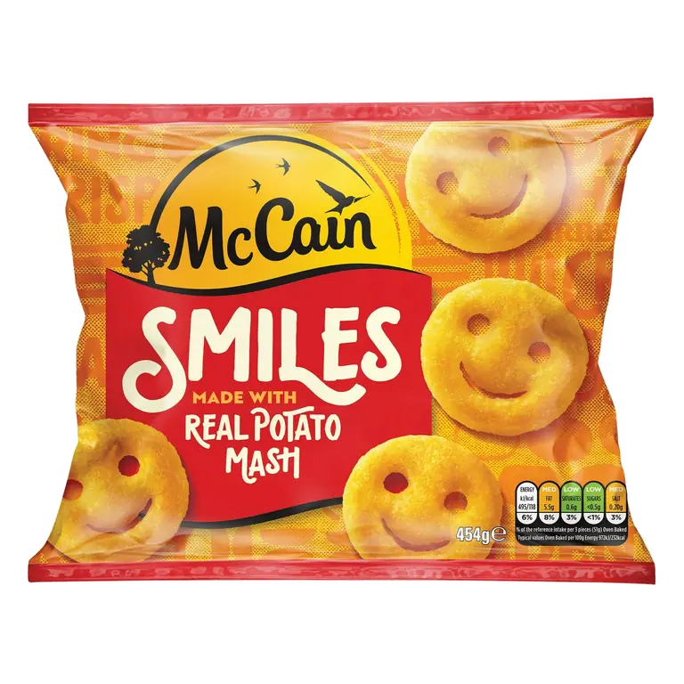 Potato Smiles 454g
