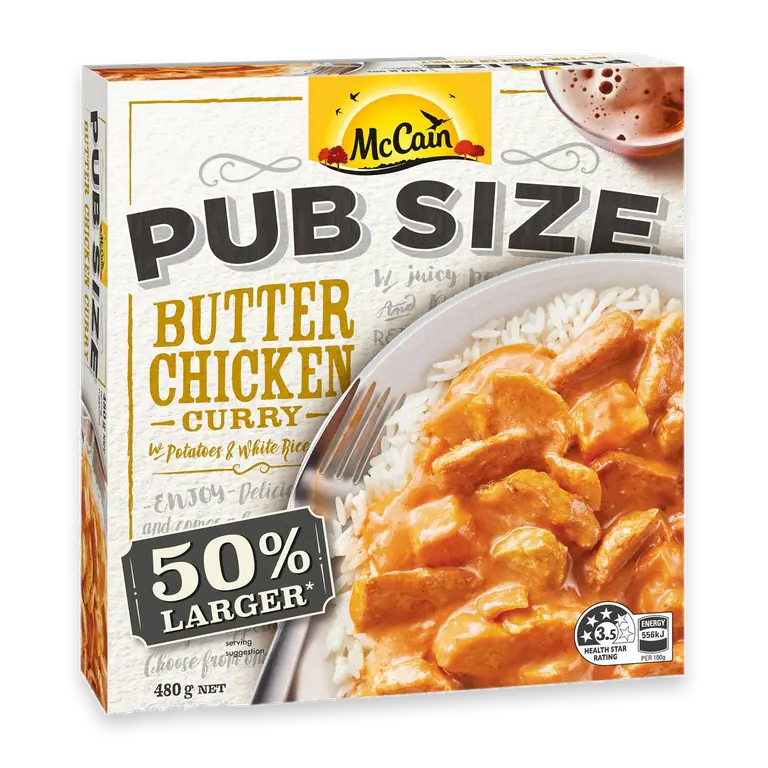 Pub Size Butter Chicken Frozen Meal