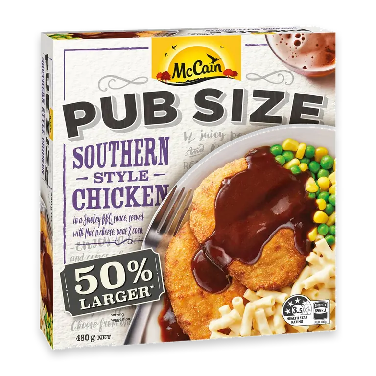 Pub Size Southern Style Chicken Frozen Meal