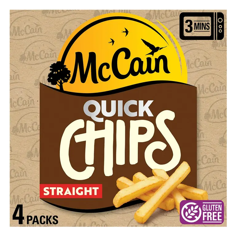 Quick Chips Straight 4x100g