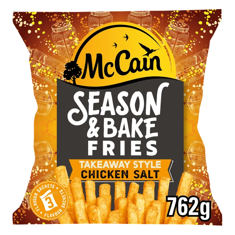 McCain Season and Bake Fries Takeaway Style Chicken Salt 762g