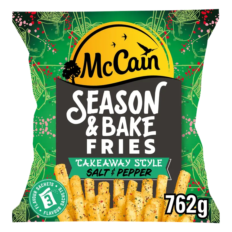 McCain Season & Bake Fries Salt and Pepper 762g