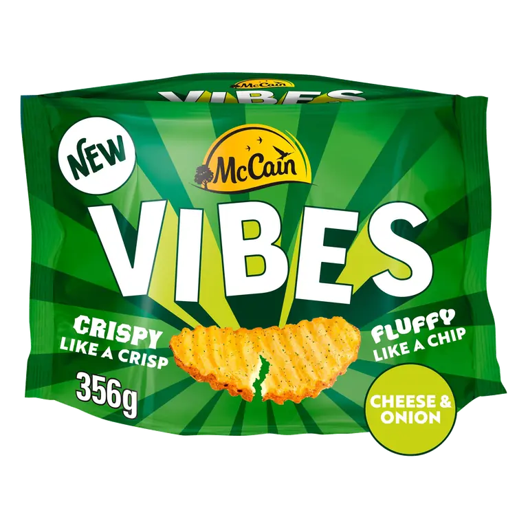 McCain Vibes Cheese & Onion Flavour 356g