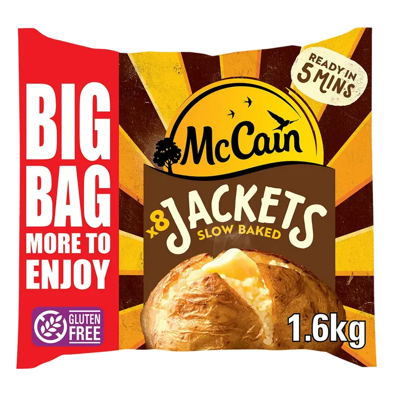 x8 Slow Baked Jacket Potato 1.6kg