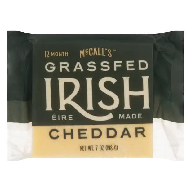 Imported Grass-fed 12 Months Aged Irish Cheddar Cheese Block