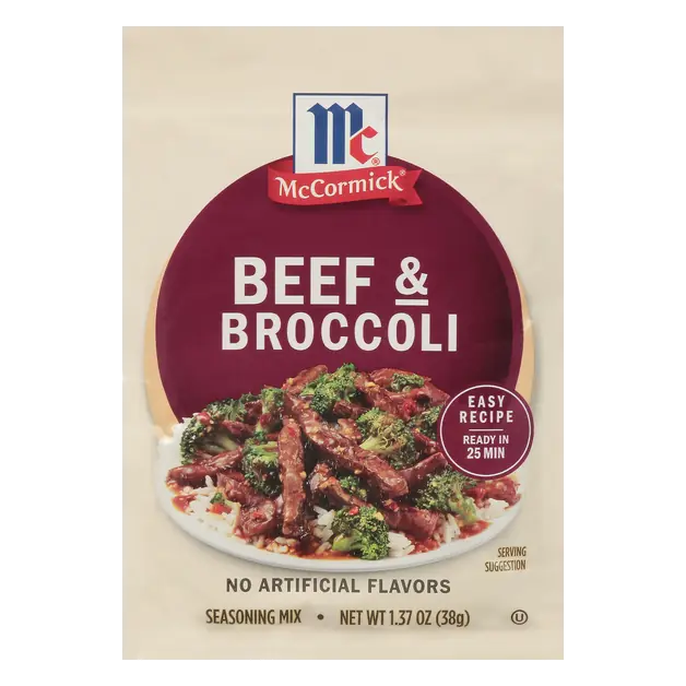 Beef Broccoli Seasoning Mix Packet