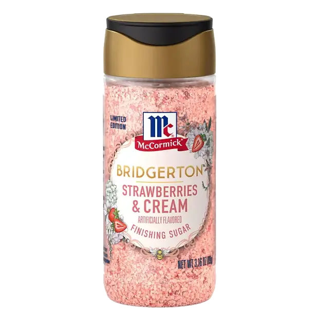 Bridgerton Strawberries & Cream Finishing Sugar