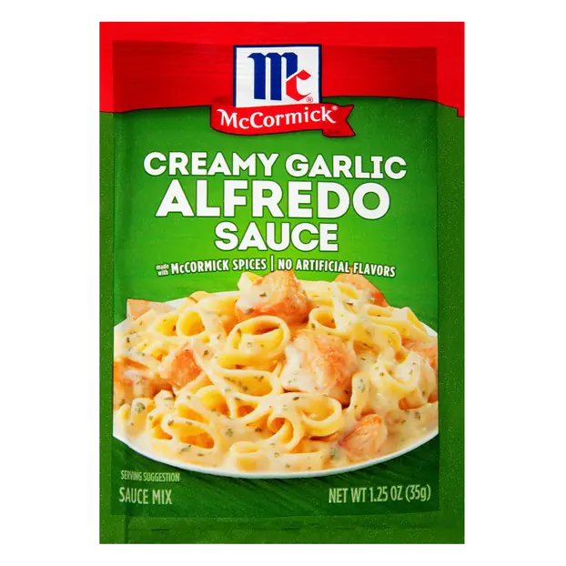 Creamy Garlic Alfredo Pasta Sauce Mix Packet