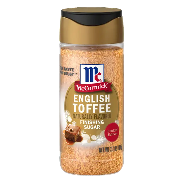 McCormick English Toffee Finishing Sugar, 3.7 oz