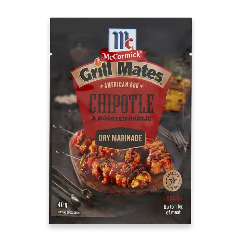 Grill Mates Chipotle & Garlic American BBQ Dry Marinade