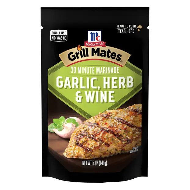 Garlic Herb Wine 30 Minute Marinade Packet