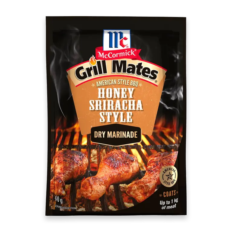 Grill Mates Honey Sriracha American BBQ Dry Marinade