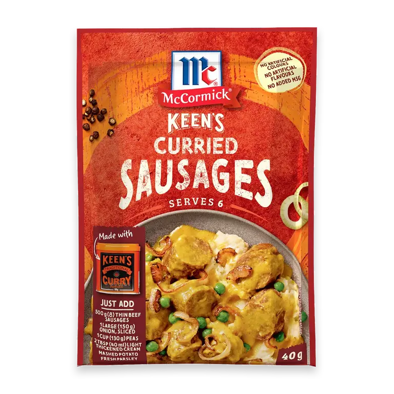 Keens Curried Sausages