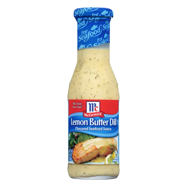 Lemon Butter Dill Flavored Seafood Sauce
